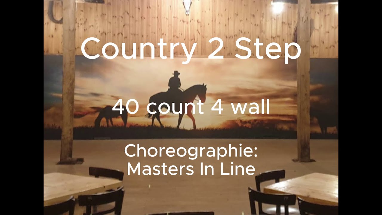 COUNTRY 2 STEP / LINE DANCE / STEPS (TUTORIAL)