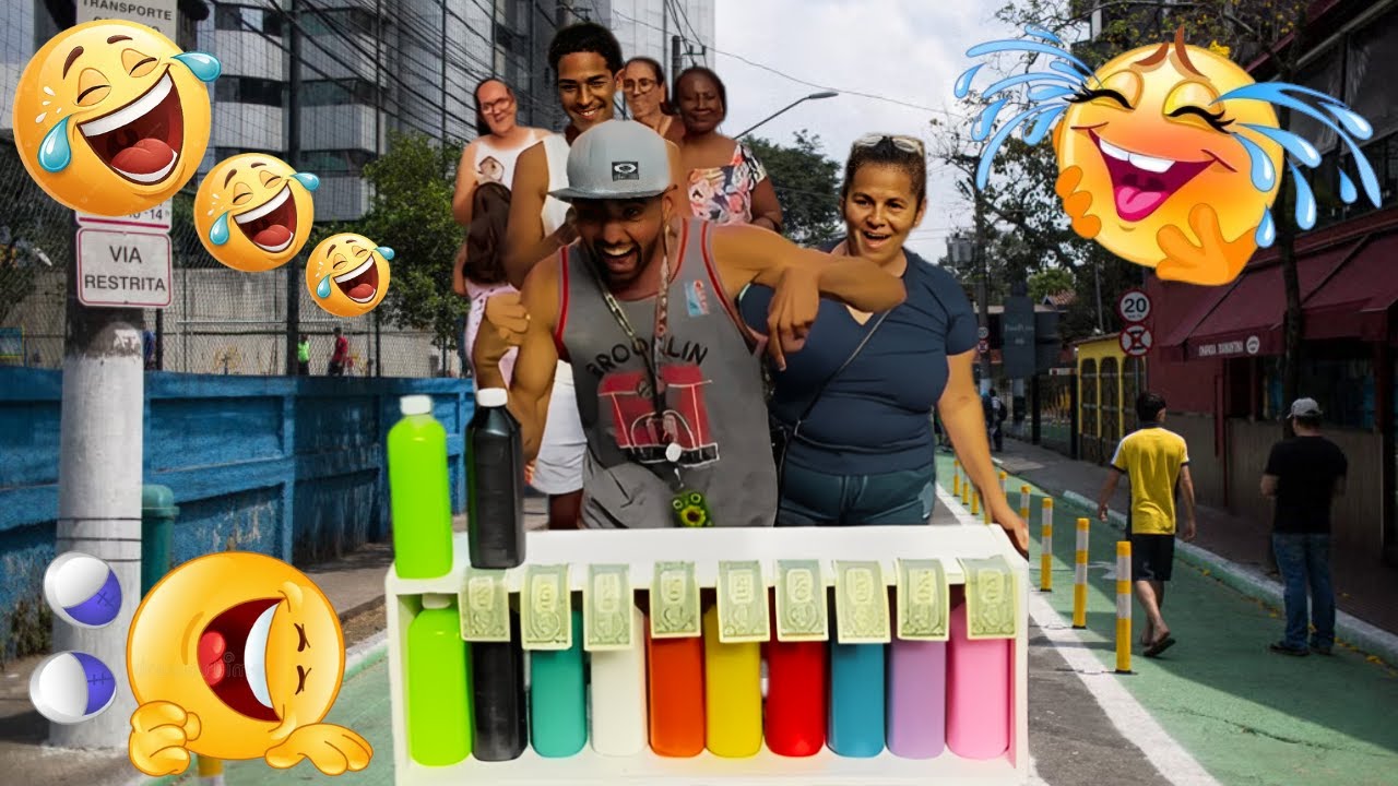 GAME ACERTE AS COMBINAÇÕES DAS CORRES DAS GARRAFAS COLORIDAS - JOGO DE RUA 2026