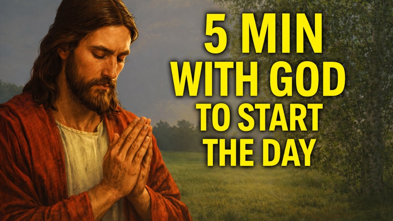 DO YOU HAVE 5 MINUTES FOR GOD THIS MORNING? PRAY WITH ME NOW!