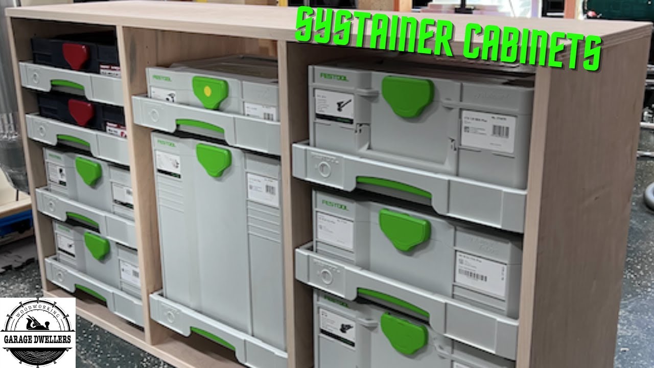 Building Systainer Storage for the Outfeed Assembly Bench