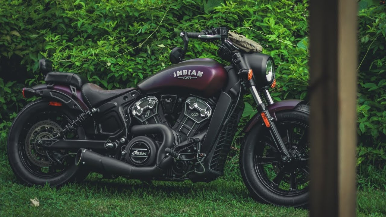 Indian Scout Bobber |PURE SOUND| Freedom Performance combat 2 into 1 exhaust!