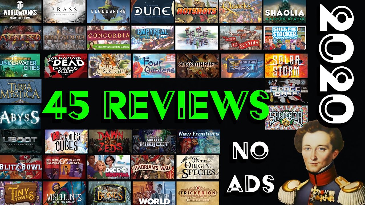 45 games reviewed (All 2020 reviews with no breaks)