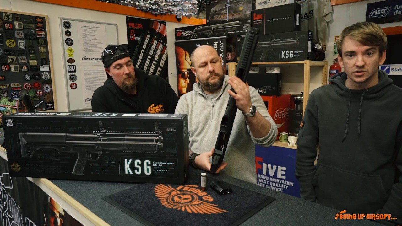 Tokyo Marui Kel-Tec KSG Gas Shotgun - Quick Look