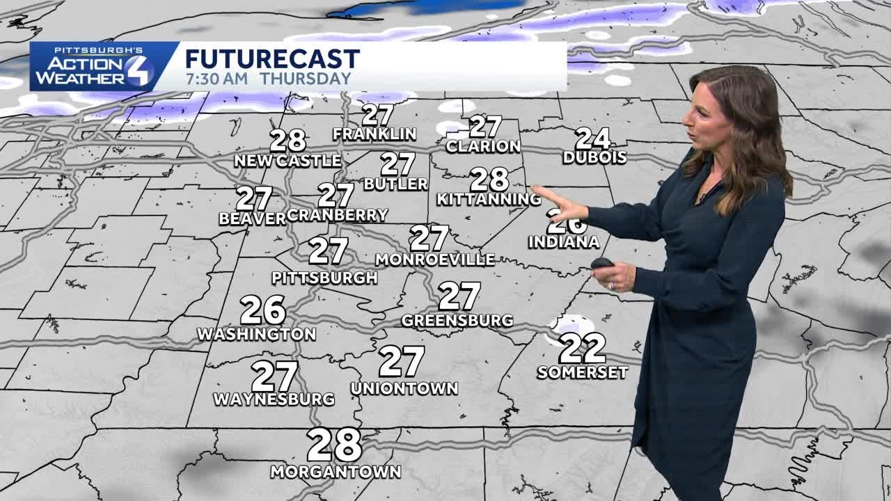 Dropping Temperatures and Gusty Winds in Western PA