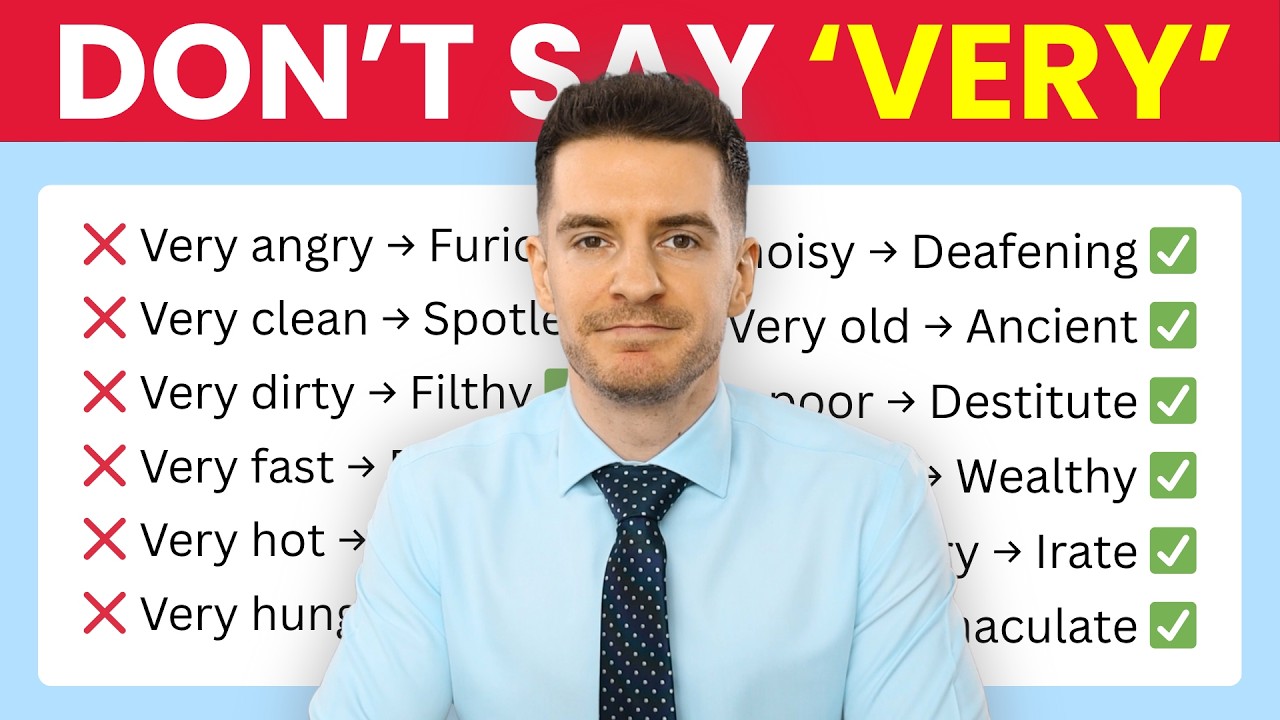 30 Advanced Words to Replace ‘Very' + Adjective (IELTS Band 7+ Vocabulary)