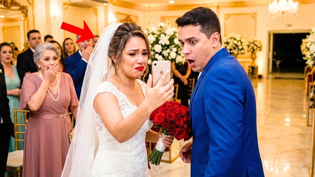 ESPOSA DESCOBRIU A TRAIÇÃO DO MARIDO AO VIVO NA TRANSMISSÃO DO CASAMENTO — E TOMOU UMA DECISÃO...