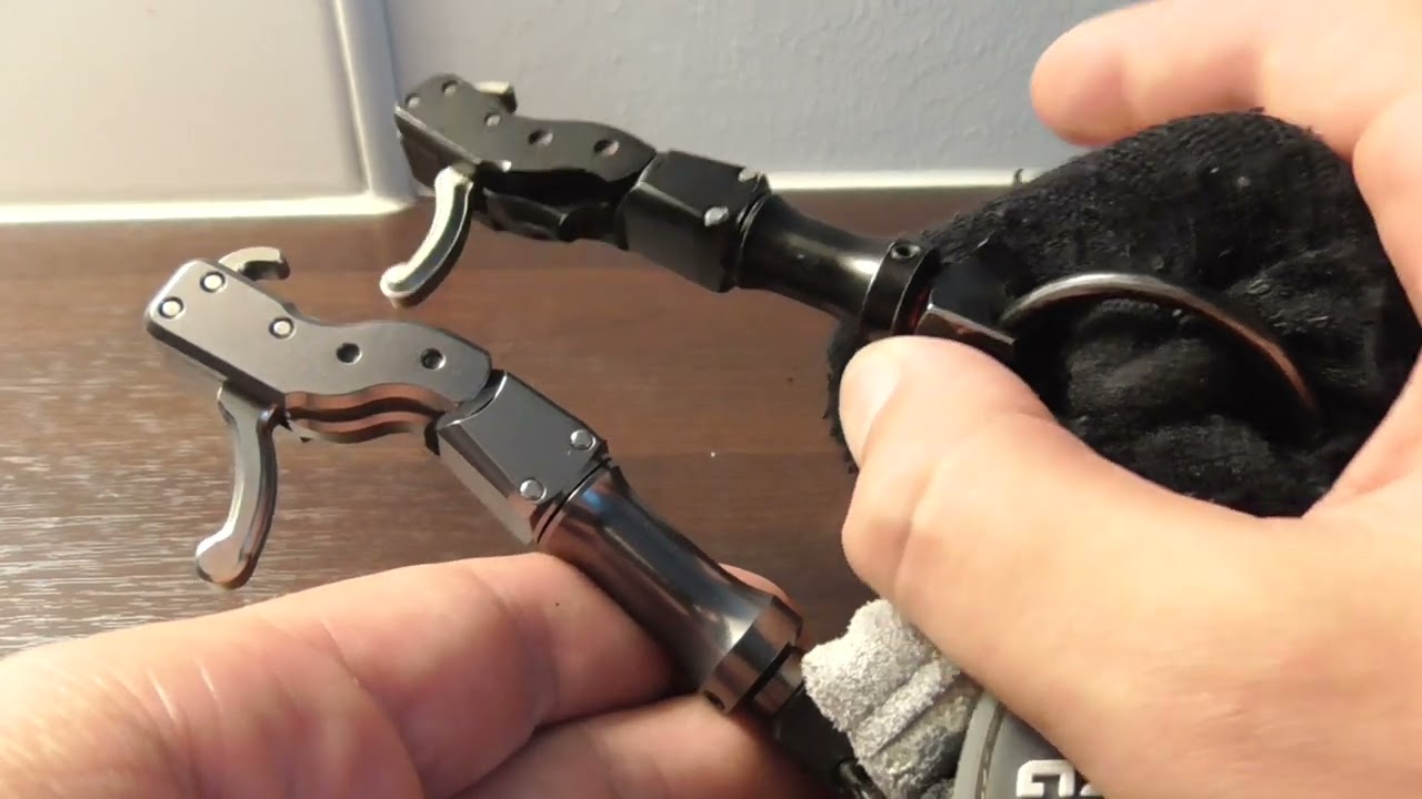 Bow release aid compare: 30&euro; Chinese knockoff vs. 130&euro; TruFire Hardcore MAX