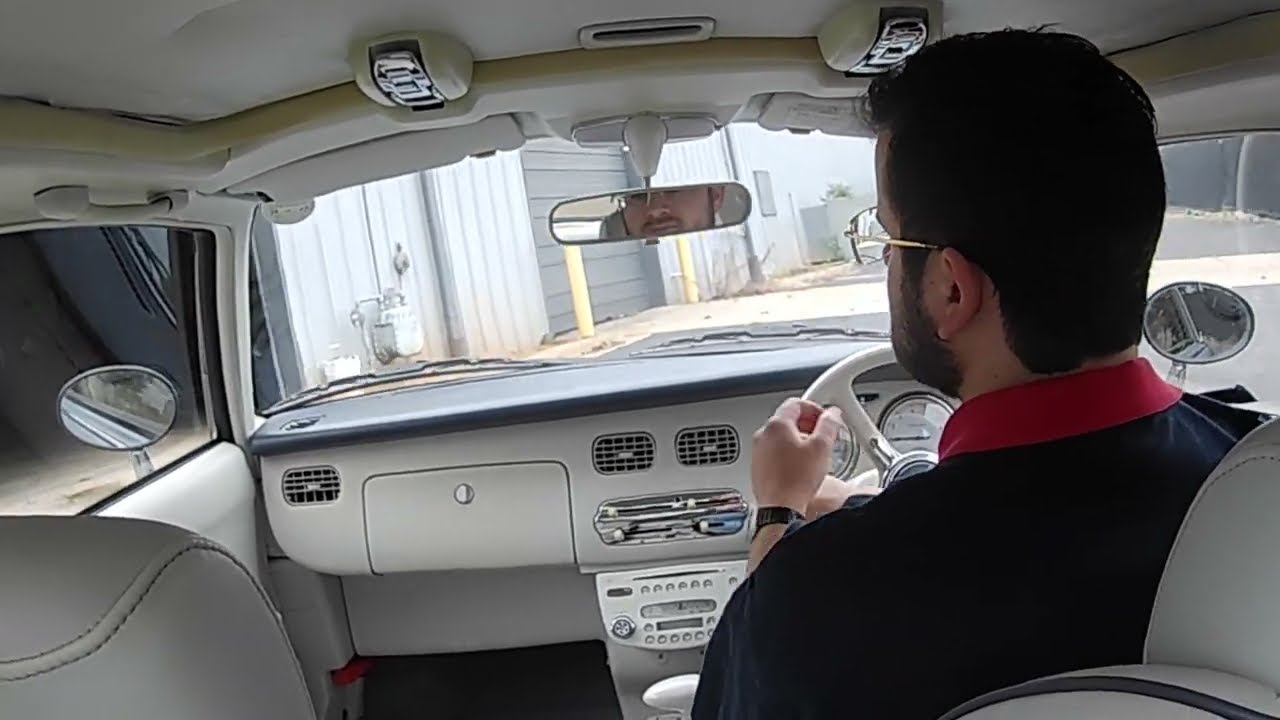 1991 Nissan Figaro Driving Video Stock #2686