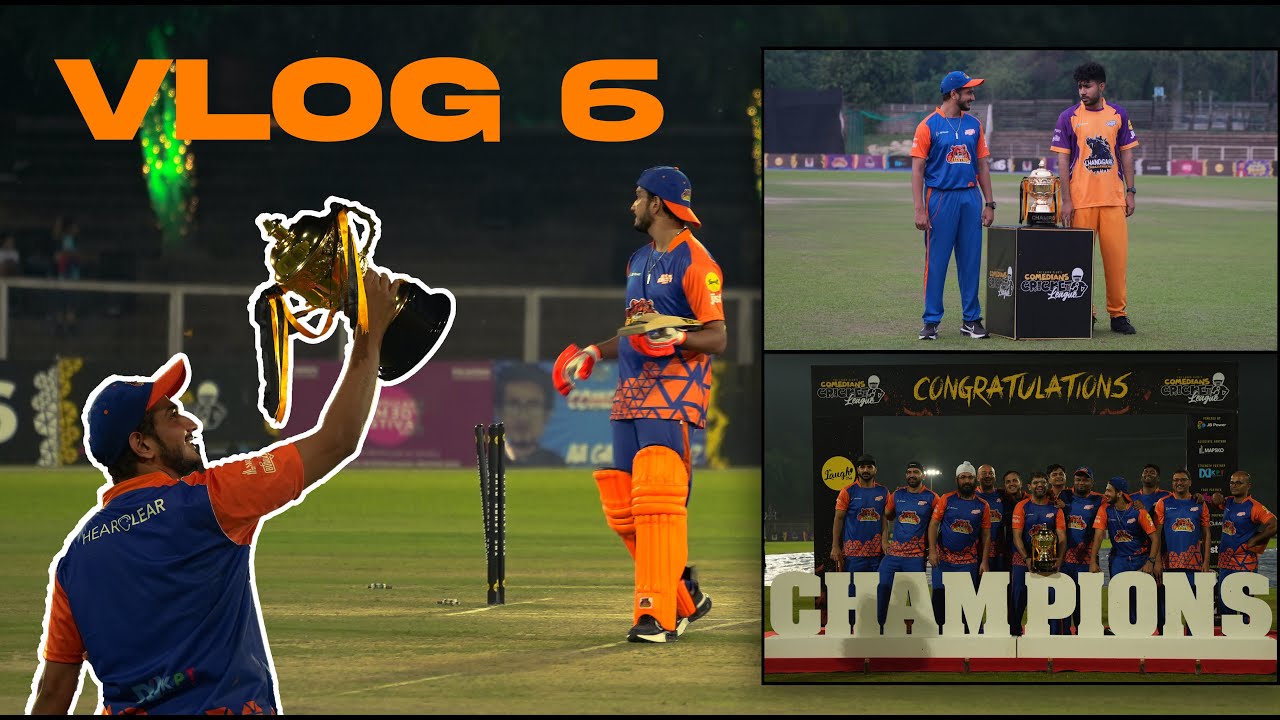 Comedians Cricket League 2023 | Chandigarh Vlog | Munawar Faruqui