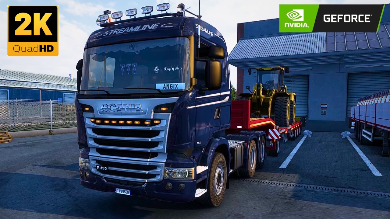 SCANIA Streamline | Narrow Mountain Roads | Open pipe sound mod |#ets2 1.58 [2K QuadHD]