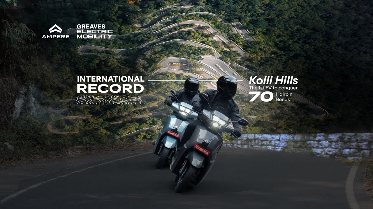 International Record | First Ever EV To Conquer 70 Hairpin Bends of Kolli Hills | Ampere Nexus
