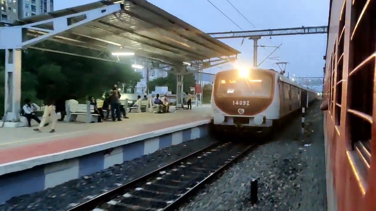 Chennai Express Full Journey by 12164 Chennai Mumbai LTT Express| MGR Chennai Central To Solapur