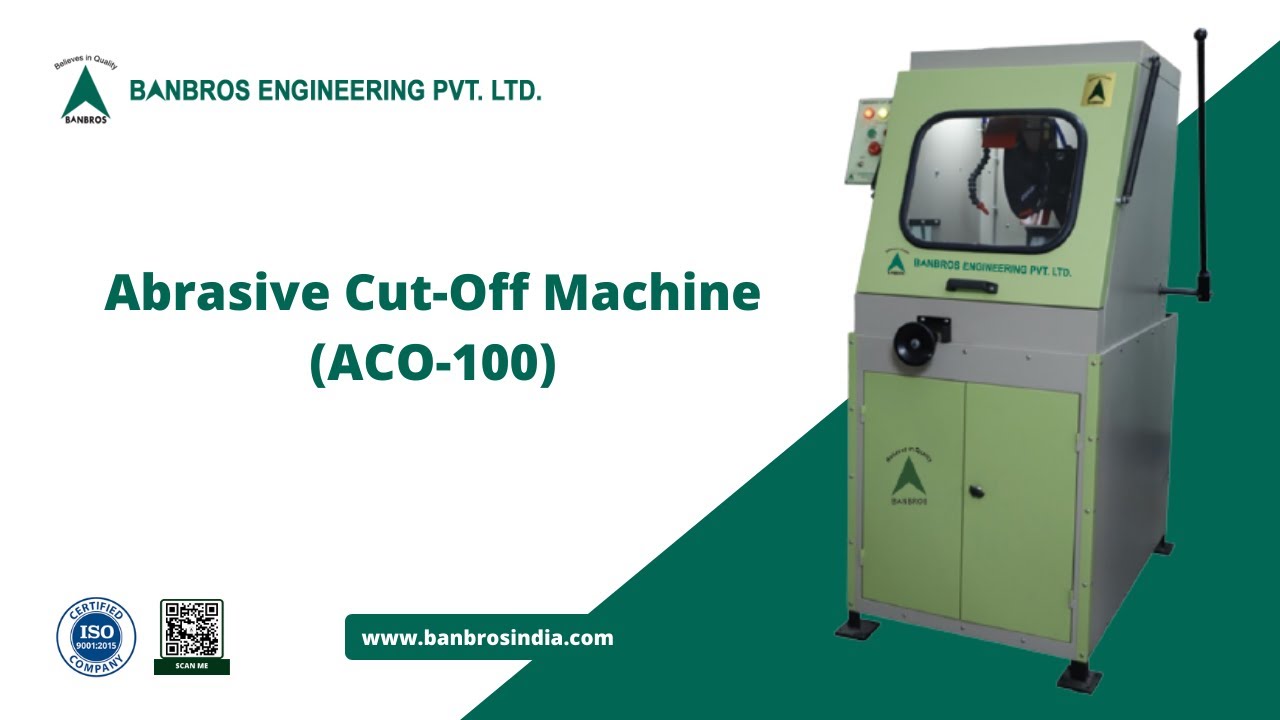 Abrasive Cut-Off Machine, Abrasive Cutting Machine (Aco-100) 2021