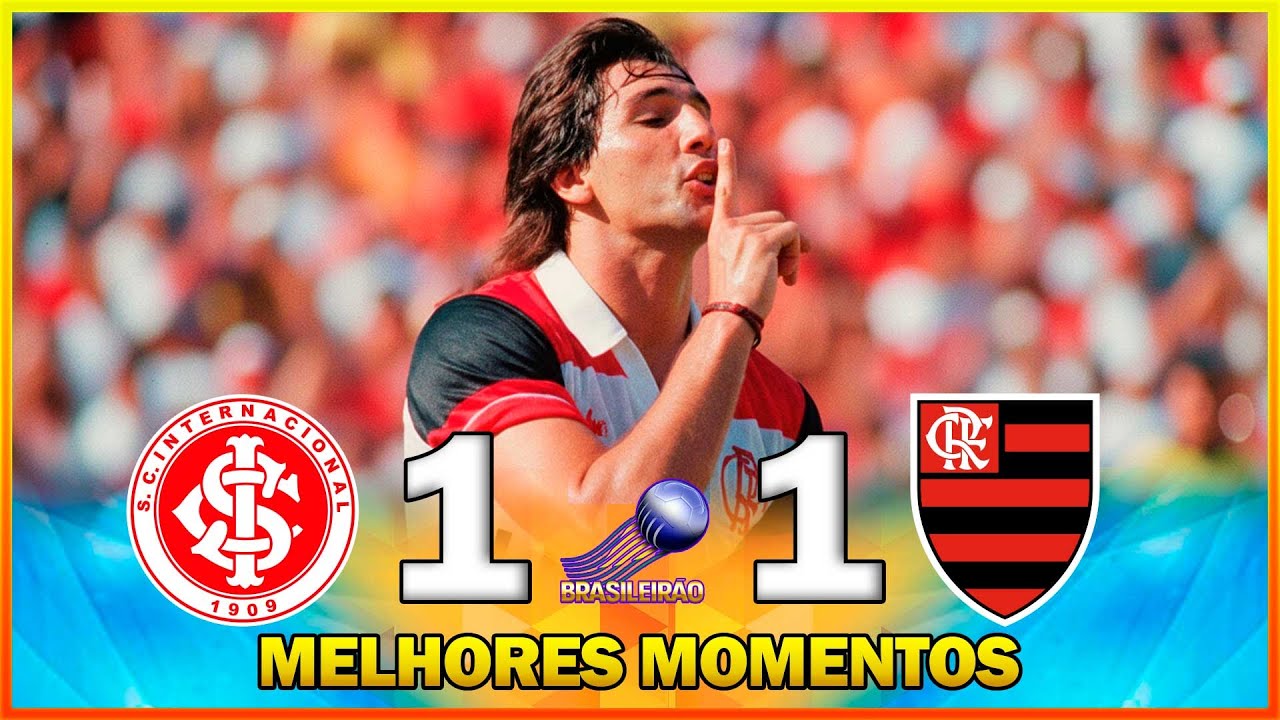 INTERNACIONAL 1 x 1 FLAMENGO ● MELHORES MOMENTOS ● COPA UNIÃO 1987 ● FINAL ● JOGO 01