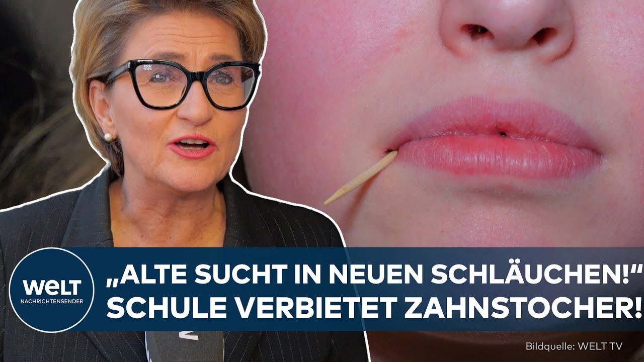 MÜNCHEN: „Alte Sucht in neuen Schläuchen!“ – Schule verbietet Nikotin-Zahnstocher!