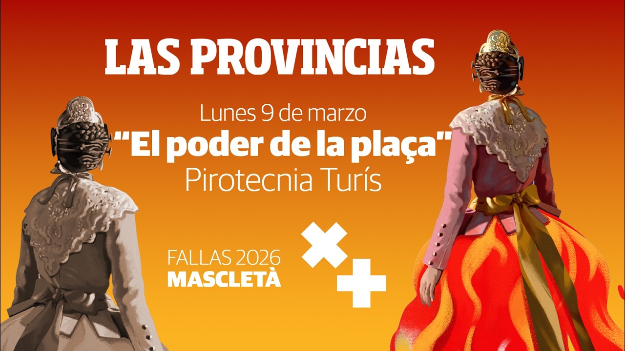 Mascletà lunes 9 marzo 2026: Pirotecnia Turís