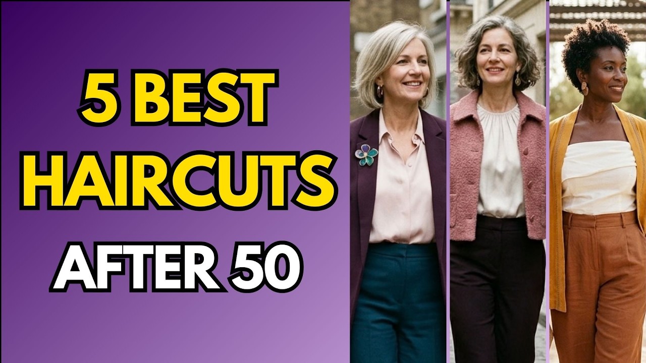 5 Haircuts That Will Make You Look 10 Years YOUNGER - For Every TEXTURE | Women Over 50 + Bonus tips