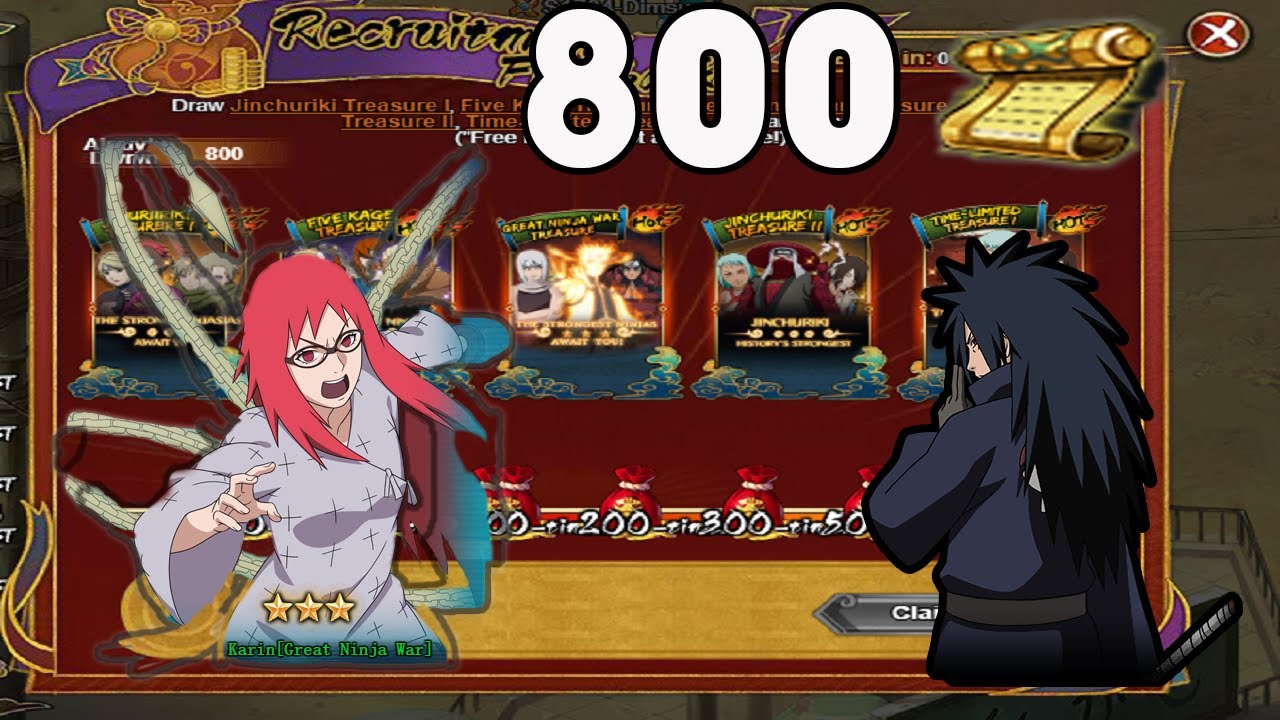 NARUTO ONLINE: 800 SEAL SCROLLS!!