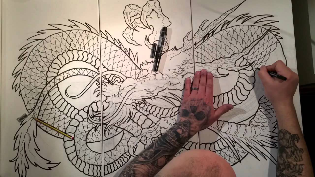 Dragon painting