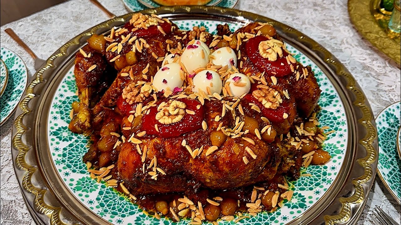 حصرياً من المطبخ اليهودي المغربي دجاج هيلولا طبق فاخر لنهار العيد للضيافات و النهار لكبير تحت طلبكم 