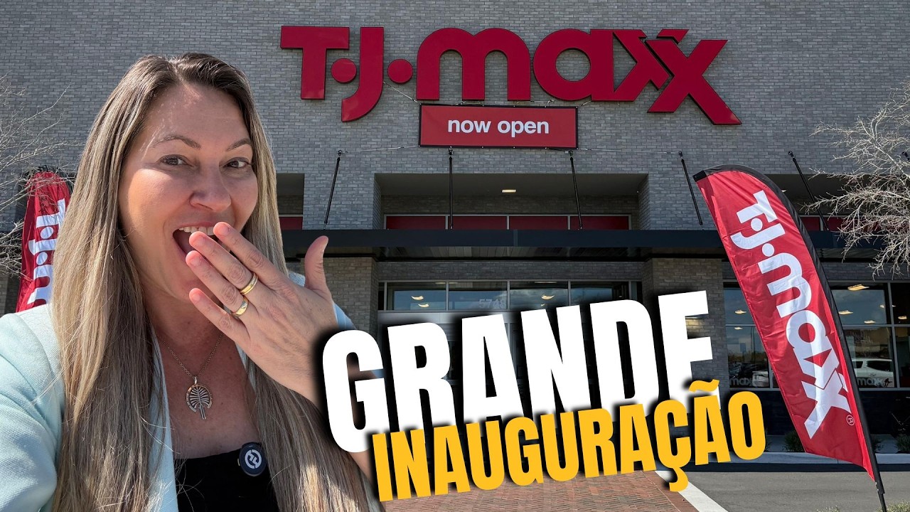 TJ MAXX INAUGURA NOVA LOJA em ORLANDO! Vale à Pena CONHECER!🤩🛍️