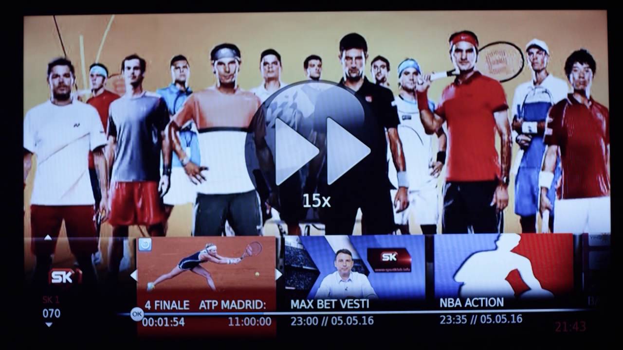 Korištenje usluge TV unazad 72 h