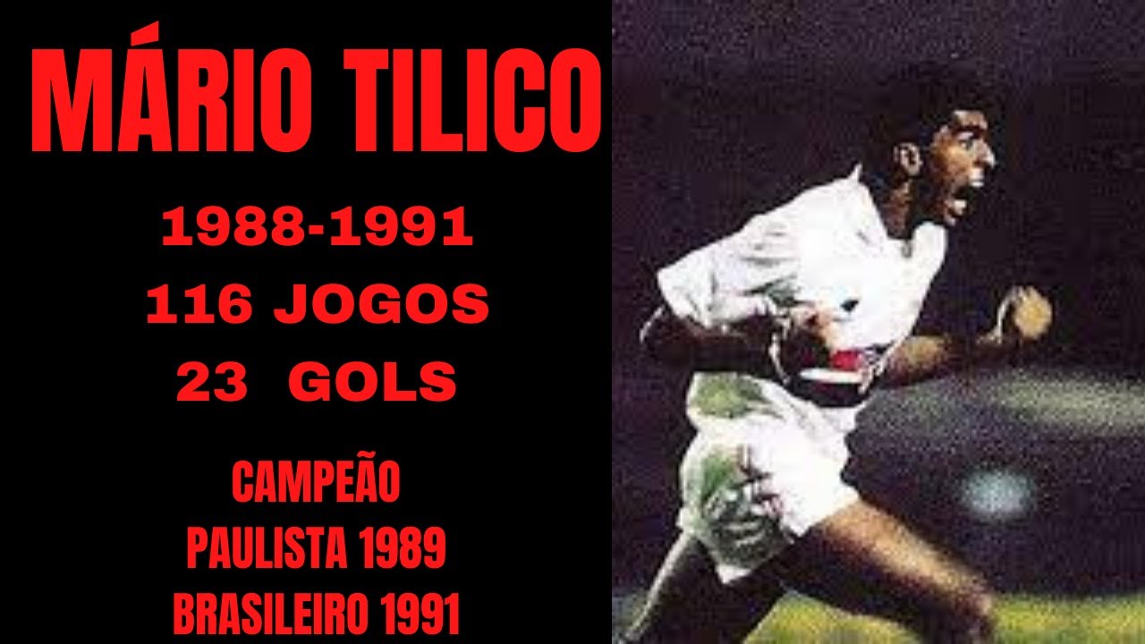 M&Aacute;RIO TILICO GOLS S&Atilde;O PAULO
