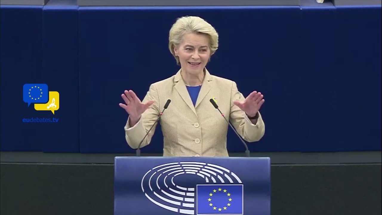 Von der Leyen EU debates Russia's invasion and Putin's war of aggression at the European Parliament!