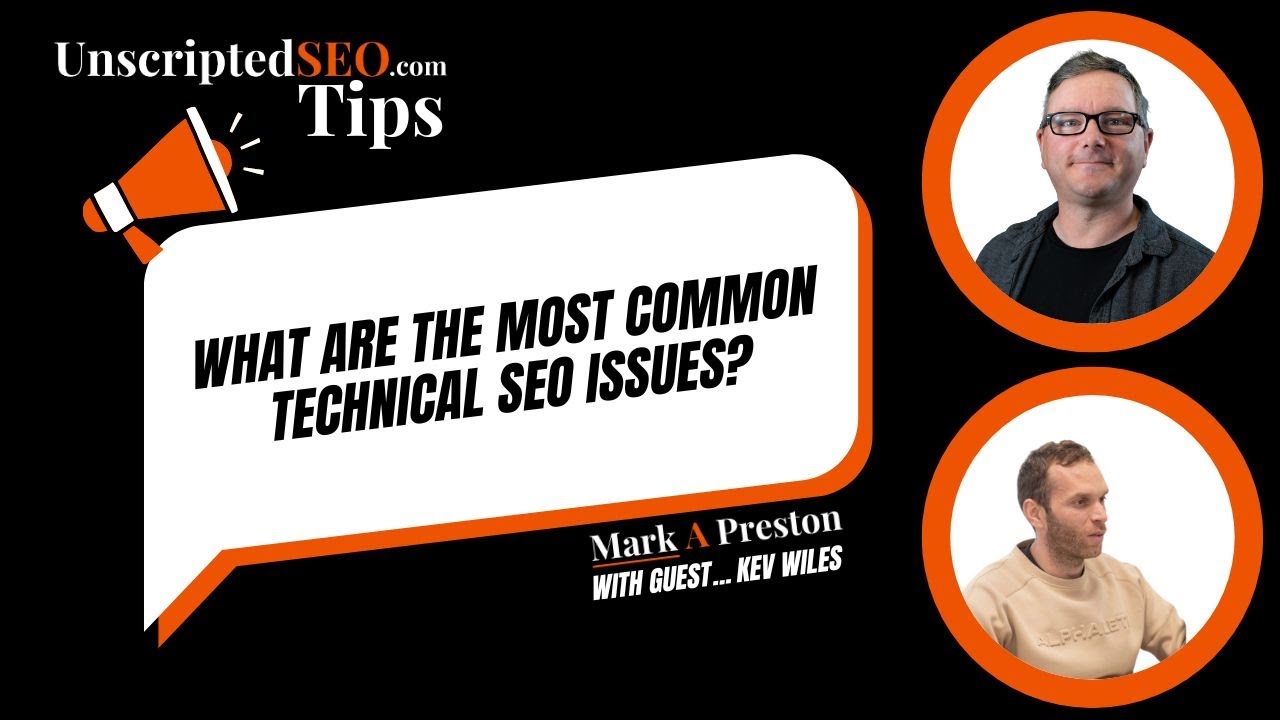 What are the most common technical SEO issues?