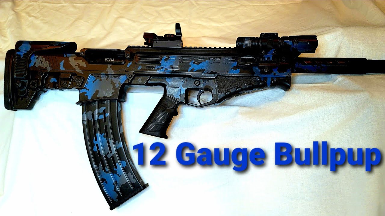 Custom Firearm Spray Painting: Bullpup Shotgun