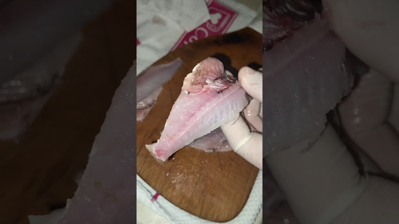 Preparazione: filetti di pagello🐟.🐟🐠