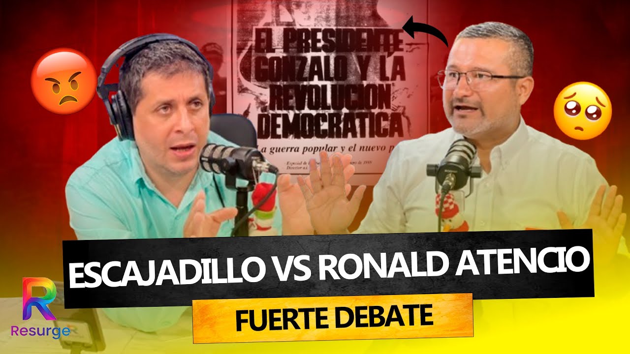 FABRICIO ESCAJADILLO ENCARA A RONALD ATENCIO, EL NUEVO CANDIDATO DE LA IZQUIERDA
