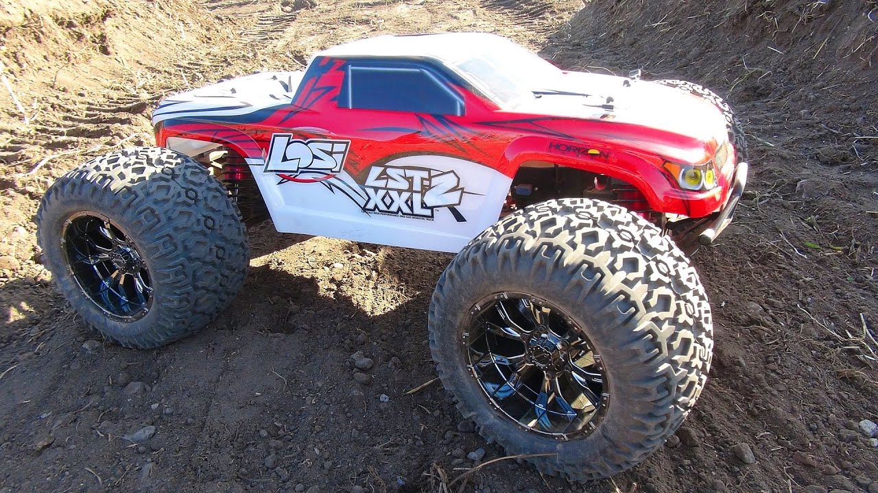 RC ADVENTURES - Tuning & First Run of my Gas Powered Losi LST XXL2 1/8th Scale Monster Truck