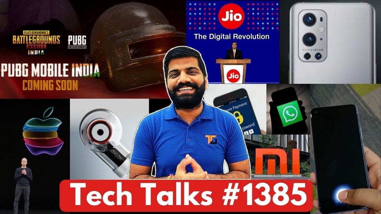 Tech Talks #1385 - PUBG India 163 Crore, OnePlus 9 First Look, Realme 8 Pro, A72 Launch, ISRO x NASA