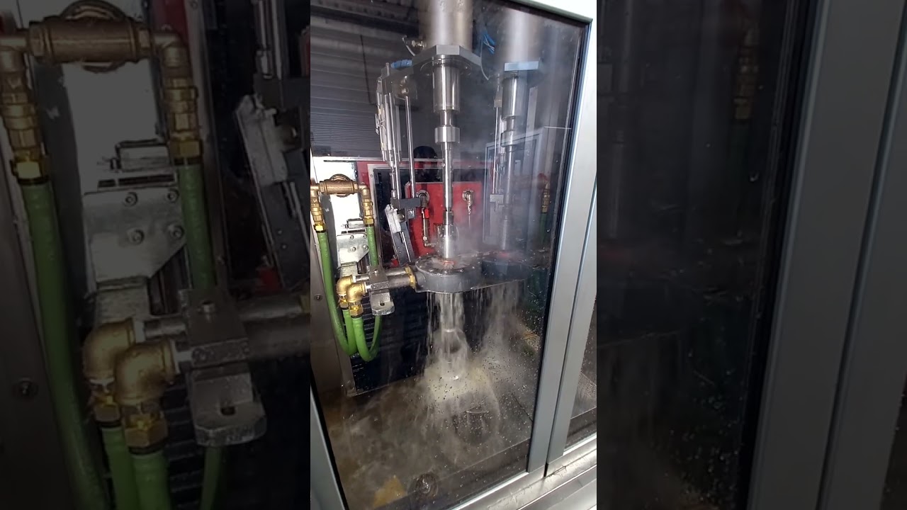 6-NC-axis twin-station vertical induction-hardening equipment for hydraulic-cylinder stems