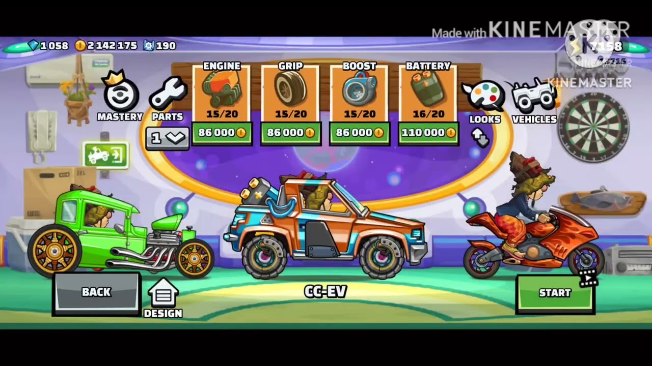 I GOT THE NEW UPDATE!! IN - Hill Climb Racing 2