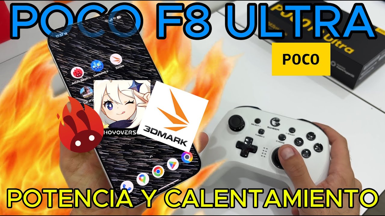 La POTENCIA REAL del Poco F8 ULTRA + Prueba de CALENTAMIENTO EXTREMO