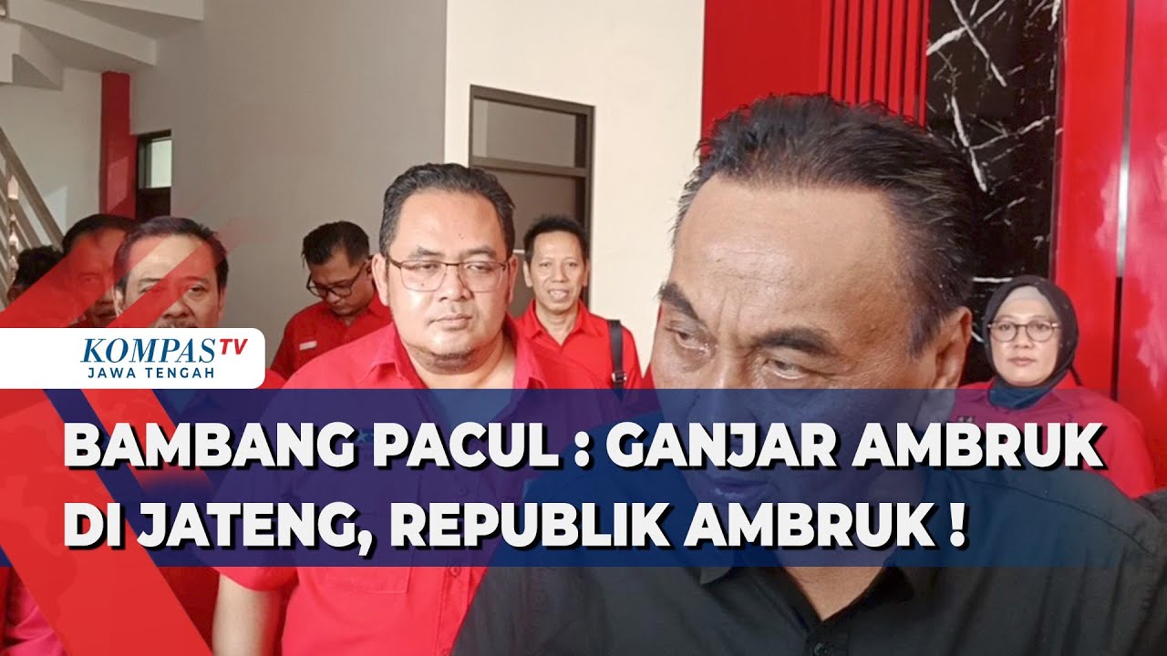 Bambang Pacul : Ganjar Ambruk di Jateng, Republik Ambruk !