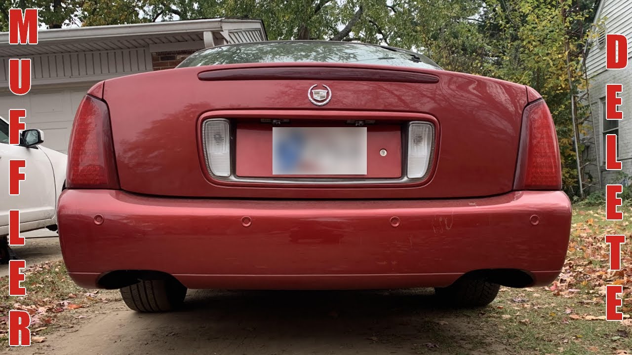 2004 Cadillac Deville DTS Muffler Delete! INSANE