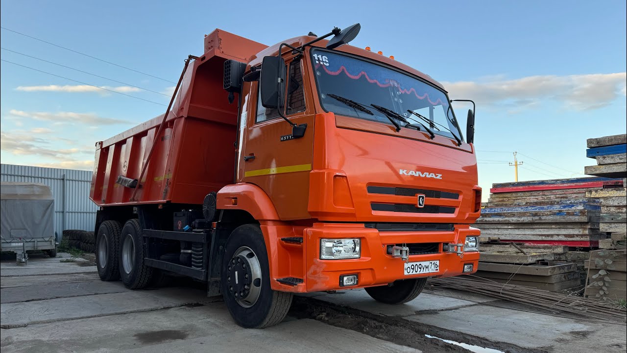 Обзор на КамАЗ 15ку 65115 с мотором Cummins и коробкой ZF9