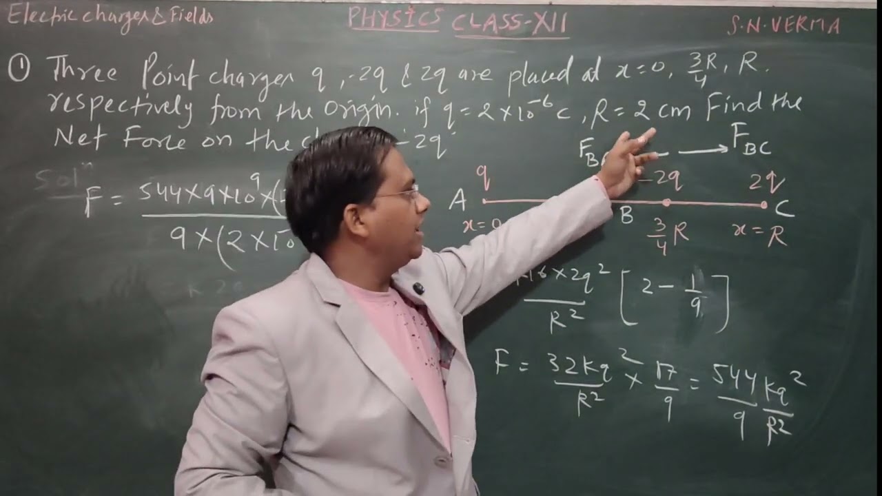 Class xii physics /Numericals /Equilibrium of charges Principle of superstition/cbse/jee/Neet exam 