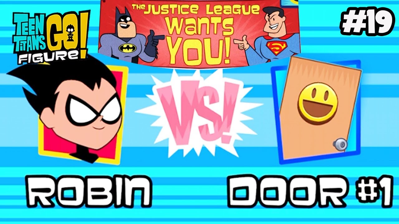 Teen Titans GO Figure! - Justice League Rank Challenge vs Door#1 | part 19