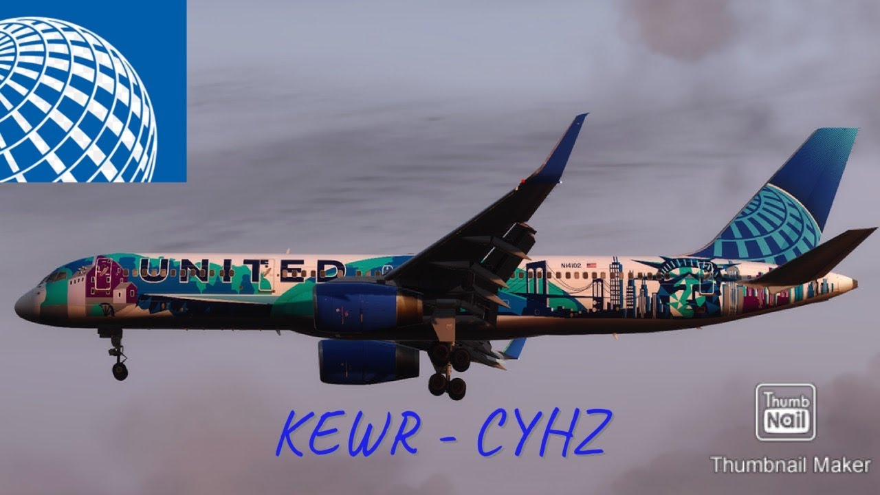 Newark to Halifax| FSX:SE| QW757| FAILED landing