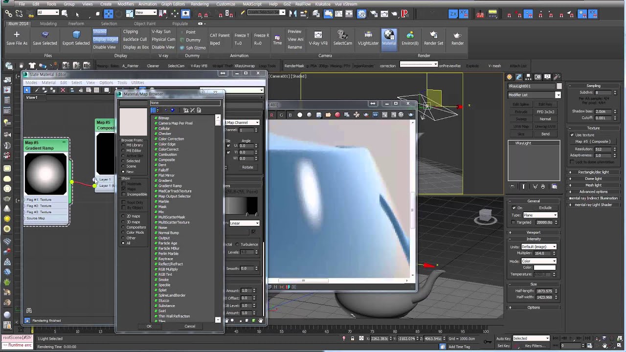 3DSMAX Vraylight SoftEdge tip (Softbox)