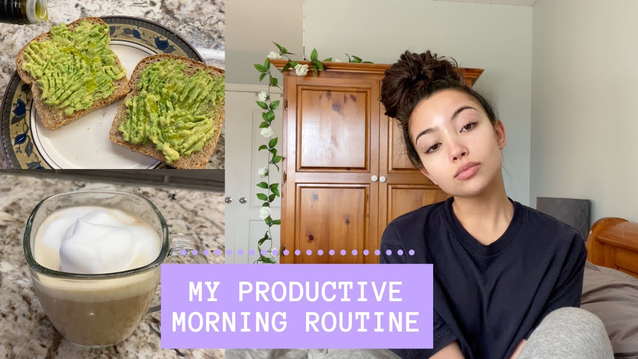 MY PRODUCTIVE MORNING ROUTINE | healthy habits | tips | morning skincare