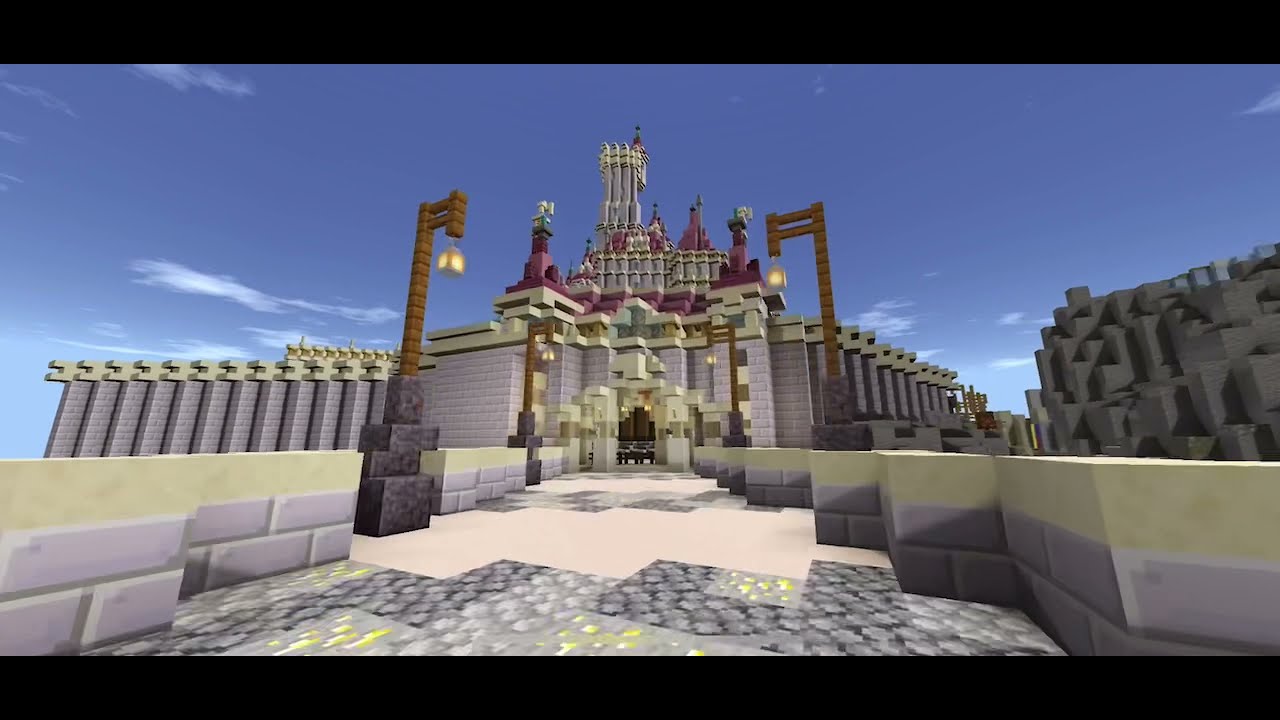 美女と野獣〜魔法の物語〜　Minecraft マイクラでハイクオリティ再現［統合版］東京ディズニーランドより