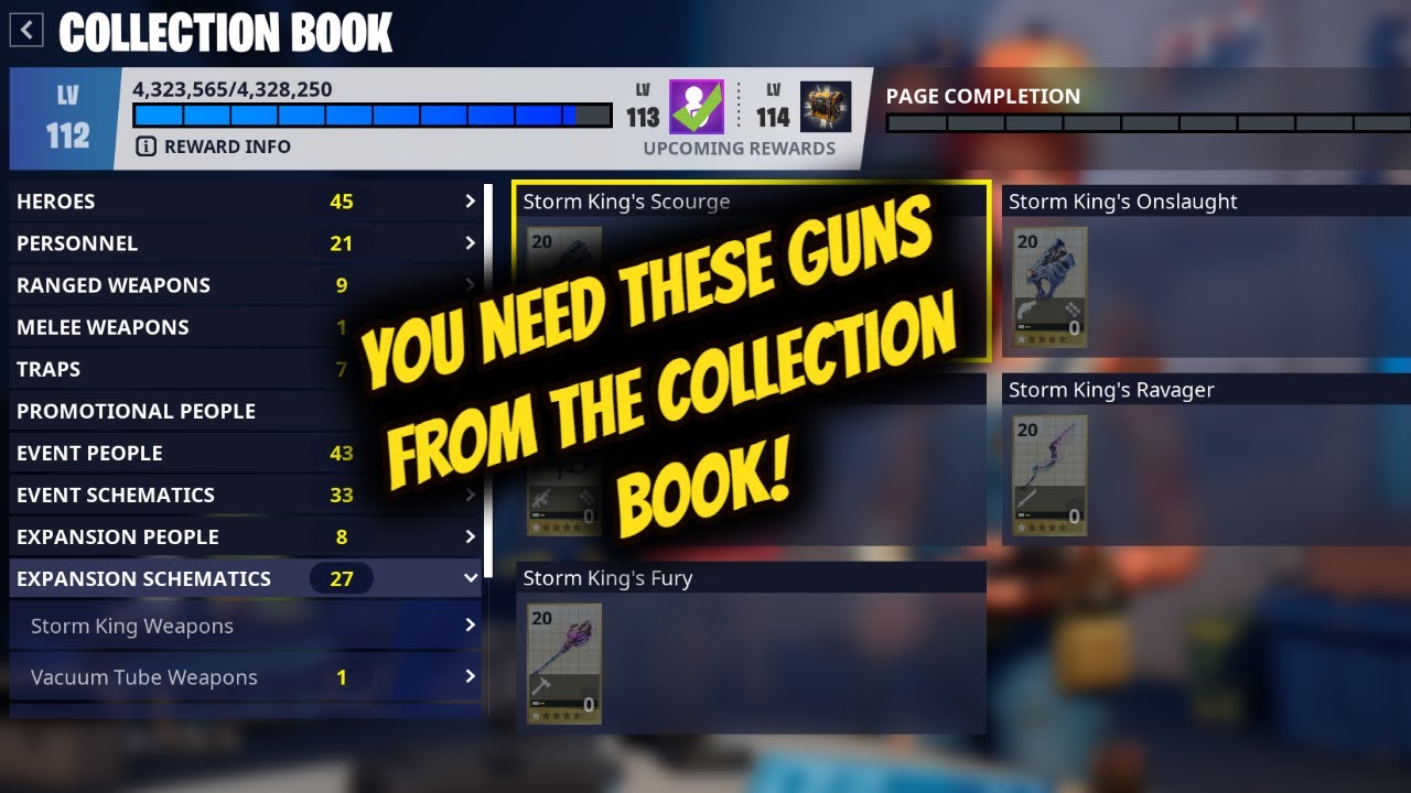 ВАМ НУЖНЫ ЭТИ ПИСТОЛЕТЫ ИЗ КНИГИ КОЛЛЕКЦИИ! (2022) | Fortnite STW |