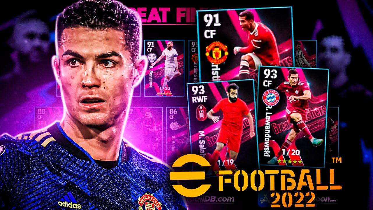 EFOOTBALL 2022 - PACK OPEN NOVA CAIXA DOS GRANDES FINALIZADORES!! (CRISTIANO RONALDO, LEWA e MAIS) 💥