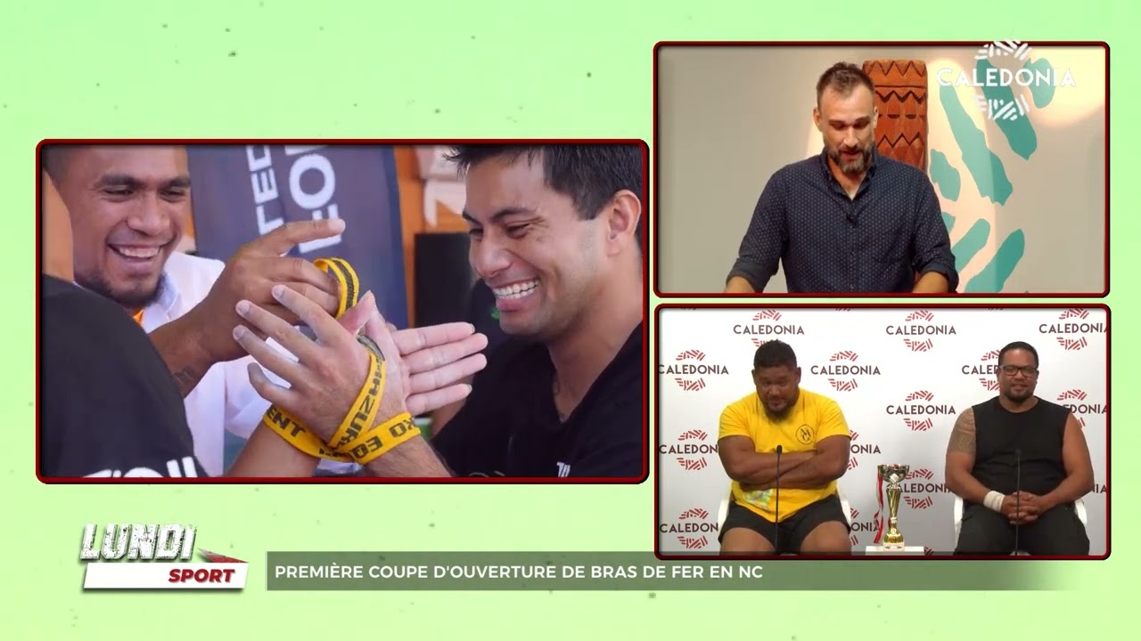 LUNDI SPORT - Première coupe d'ouverture de bras de fer en Nouvelle-Calédonie