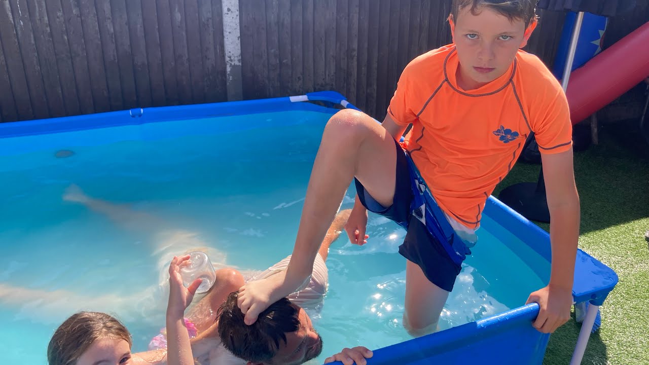 Destroying my parents in a tag team wrestling match